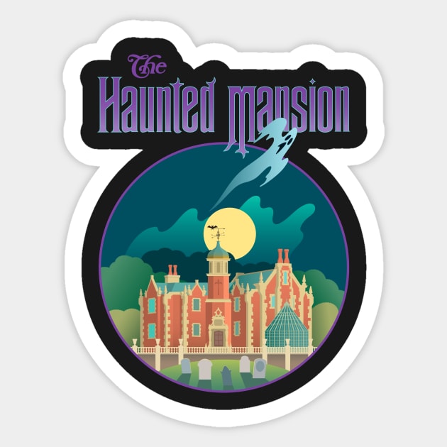 Haunted Mansion Sticker by Rosado